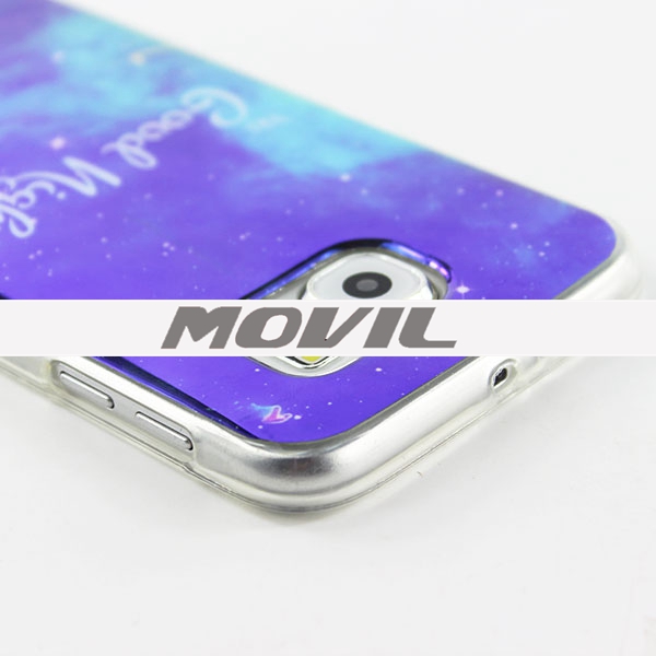 NP-2462 IMD suave TPU azul Ray caja para Samsung S6-3